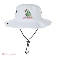 Chrismasaurus Dinosaur Christmas Tree Cute Bucket Hat thumb 0