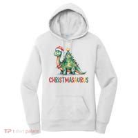 Chrismasaurus Dinosaur Christmas Tree Cute Women's Hoodie thumb 0
