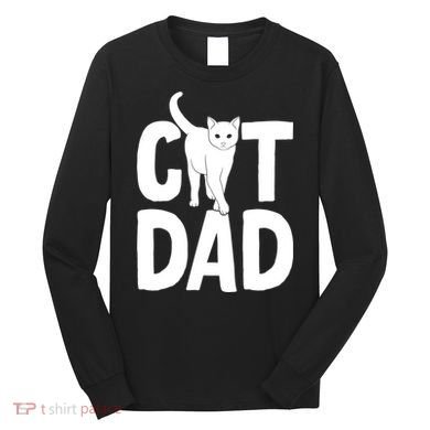 Cat Dad Long Sleeve Shirt