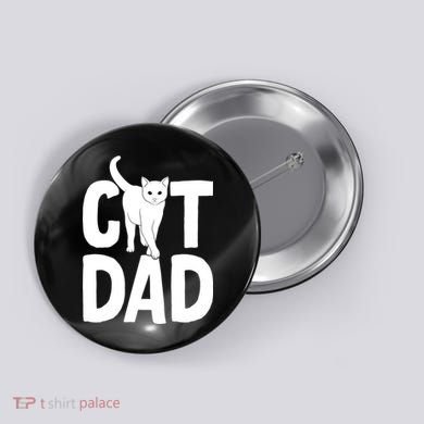 Cat Dad Button