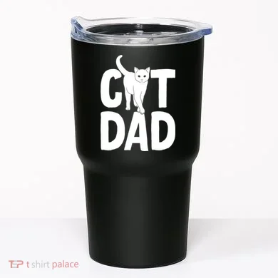 Cat Dad Tumbler