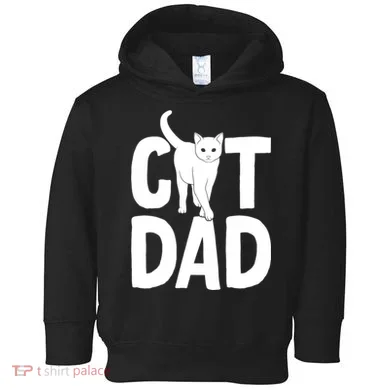 Cat Dad Toddler Hoodie