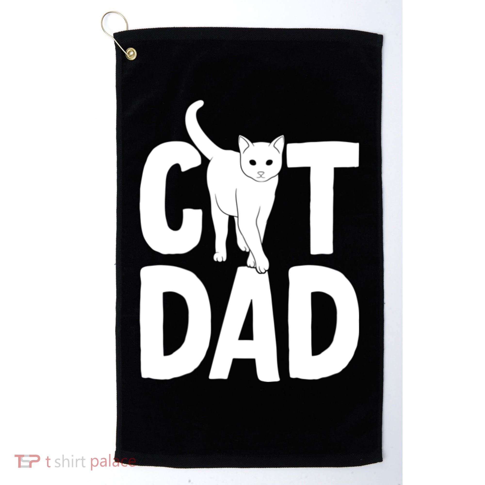 Cat Dad Golf Towel
