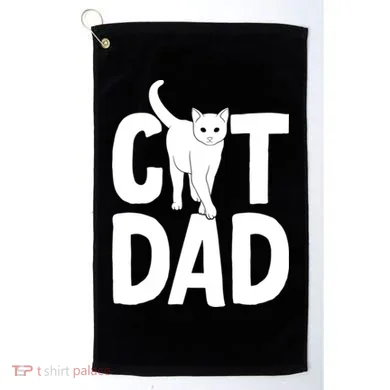 Cat Dad Golf Towel
