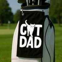 Cat Dad Golf Towel thumb 2