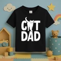 Cat Dad Toddler T-Shirt thumb 3