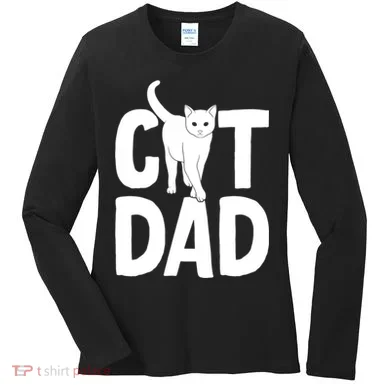 Cat Dad Women's Long Sleeve Shirt