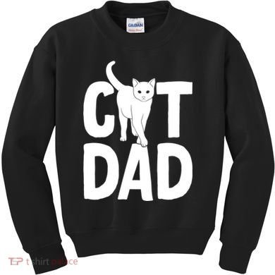 Cat Dad Kids Sweatshirt