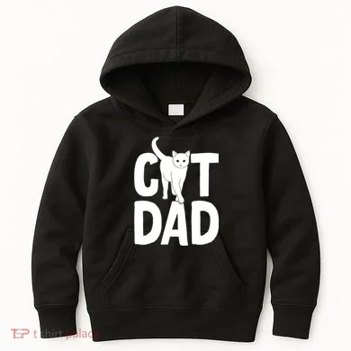 Cat Dad Kids Hoodie