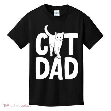 Cat Dad Kids T-Shirt