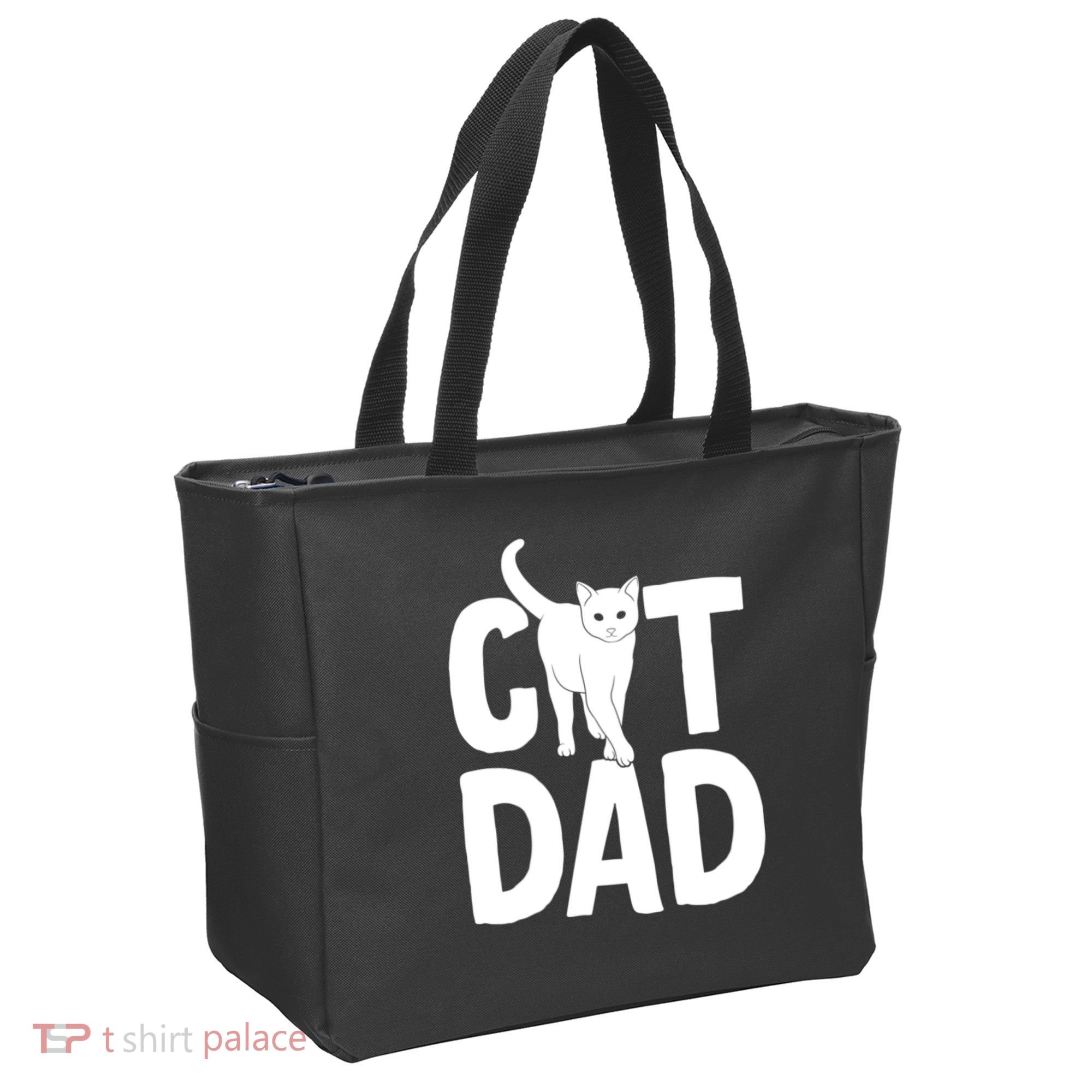 Cat Dad Tote Bag
