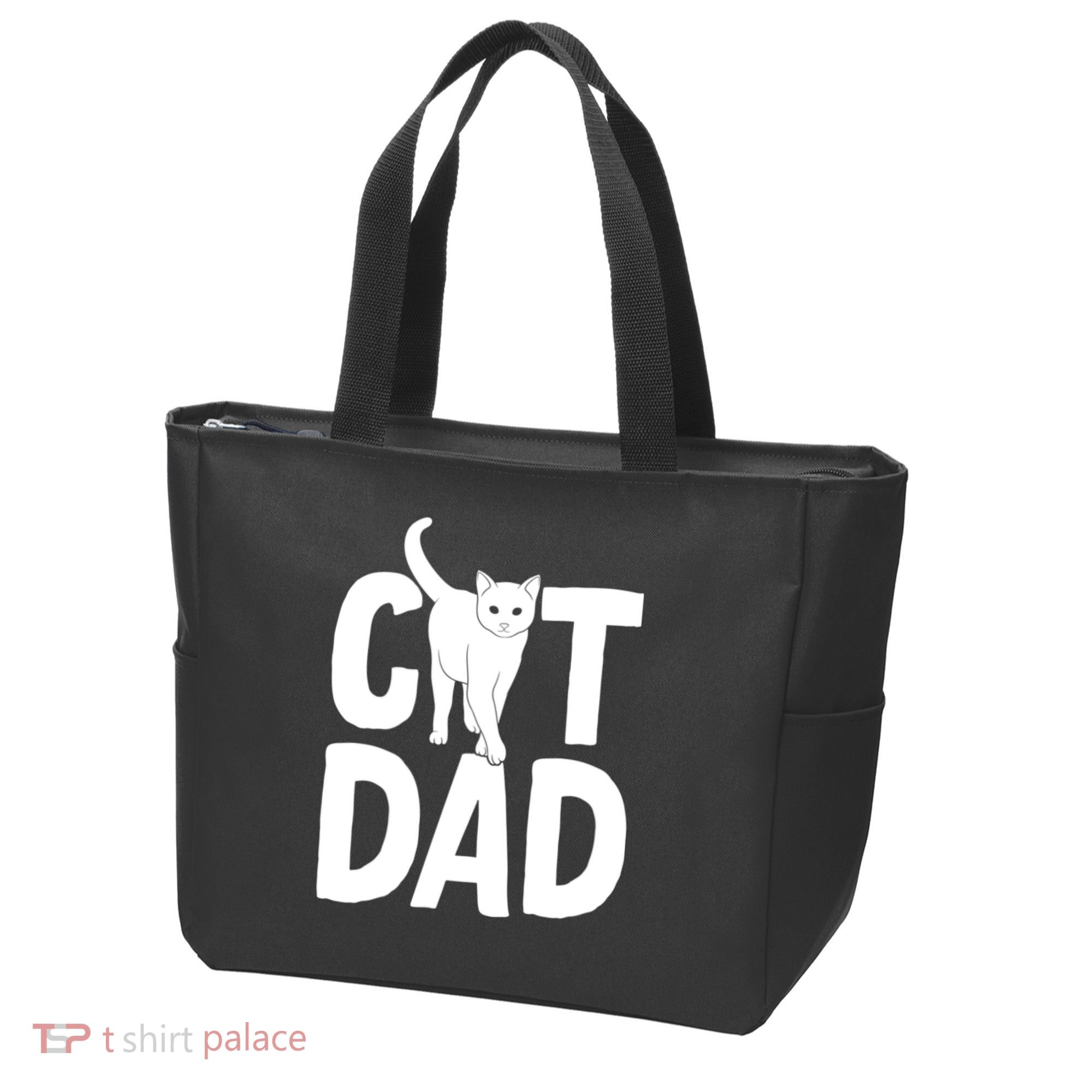 Cat Dad Tote Bag