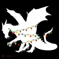 Christmas Dragon Women's Hoodie thumb 2