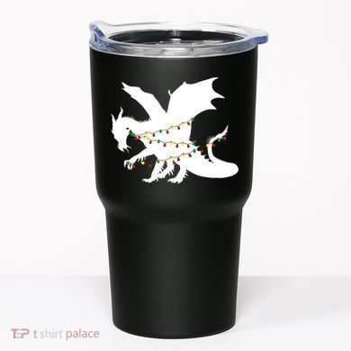 Christmas Dragon Tumbler