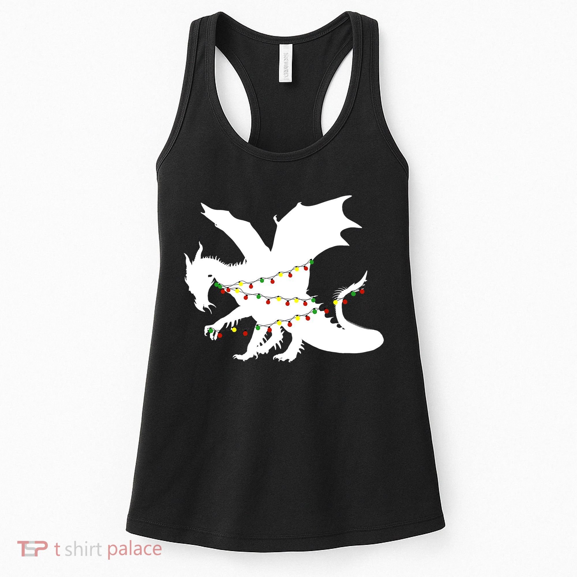 Christmas Dragon Women's Tank Top