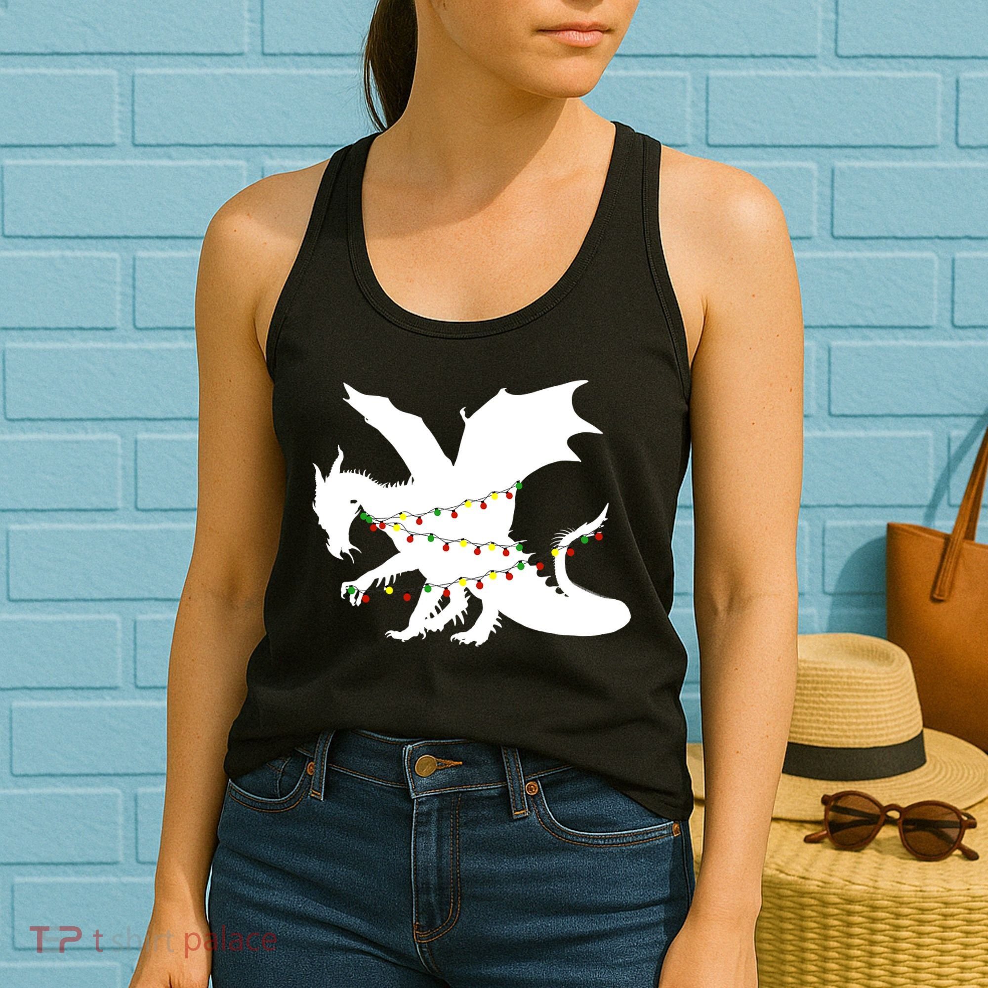 Christmas Dragon Women's Tank Top