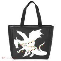 Christmas Dragon Tote Bag thumb 0