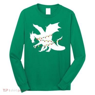 Christmas Dragon Long Sleeve Shirt