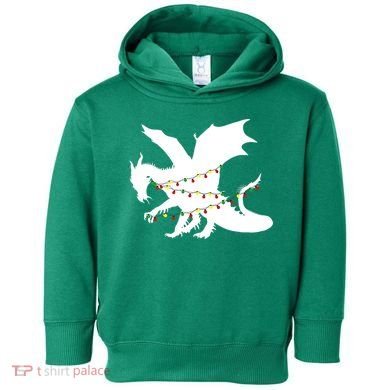 Christmas Dragon Toddler Hoodie