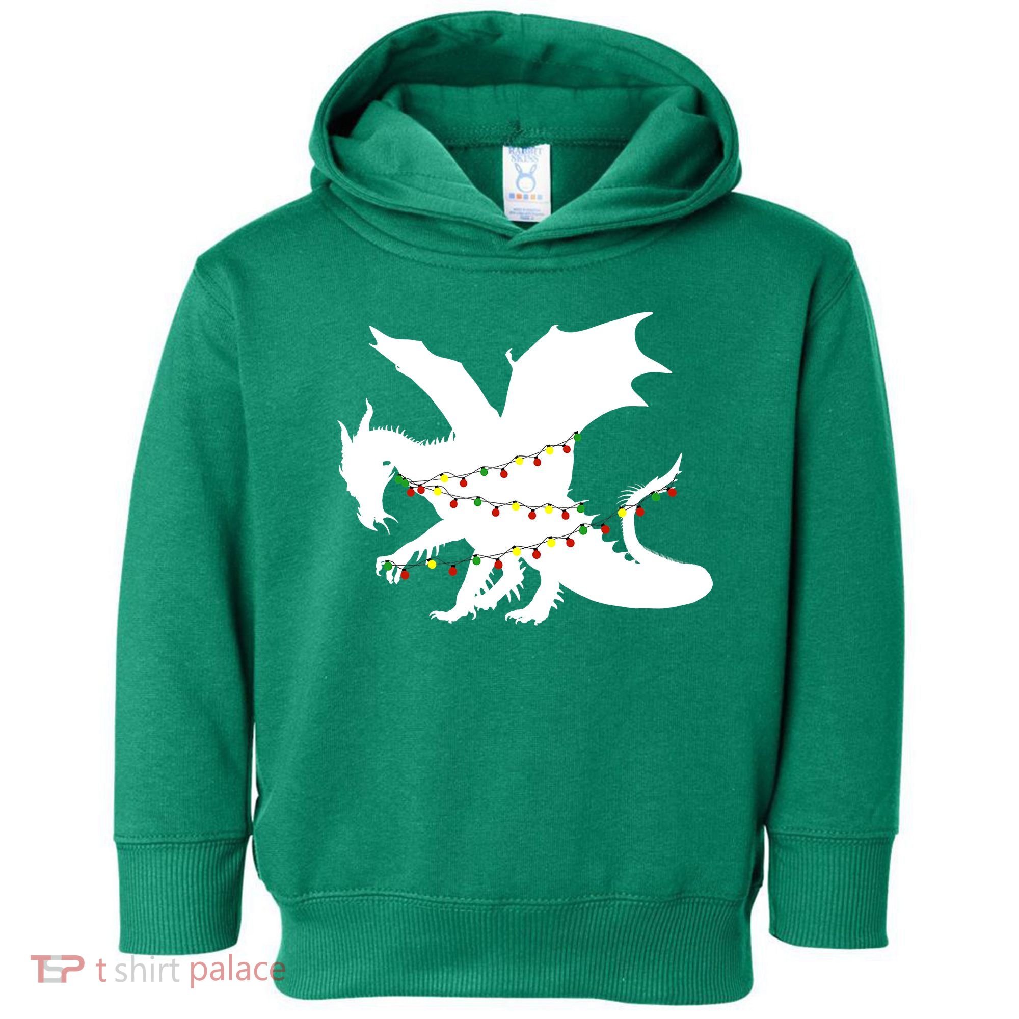 Christmas Dragon Toddler Hoodie
