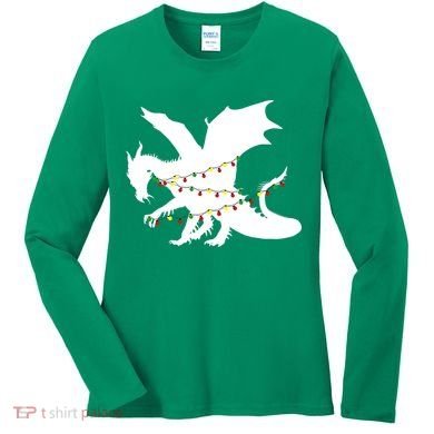Christmas Dragon Women's Long Sleeve Shirt