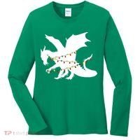 Christmas Dragon Women's Long Sleeve Shirt thumb 0