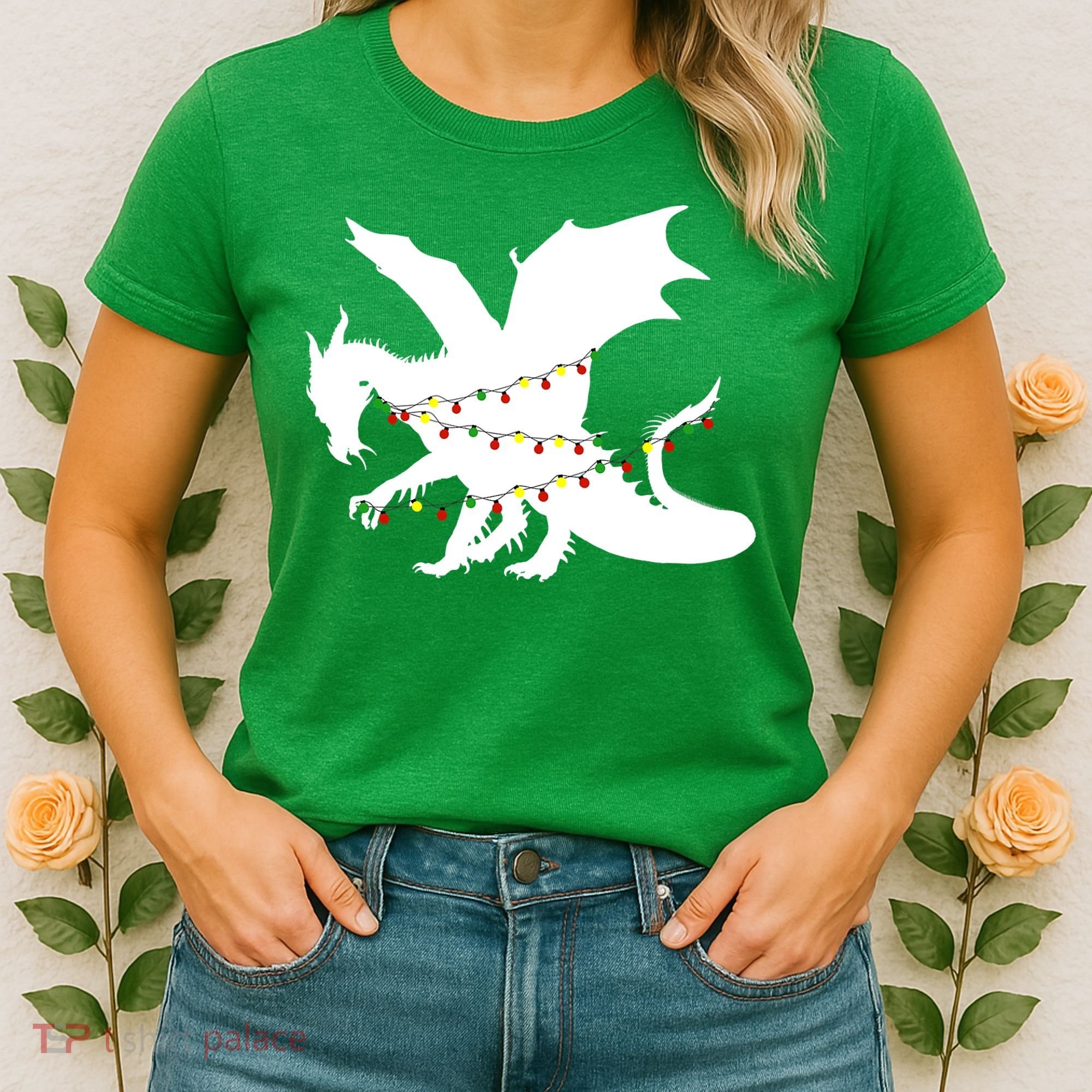 Christmas Dragon Women's T-Shirt