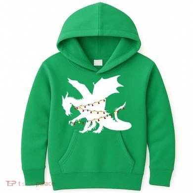 Christmas Dragon Kids Hoodie