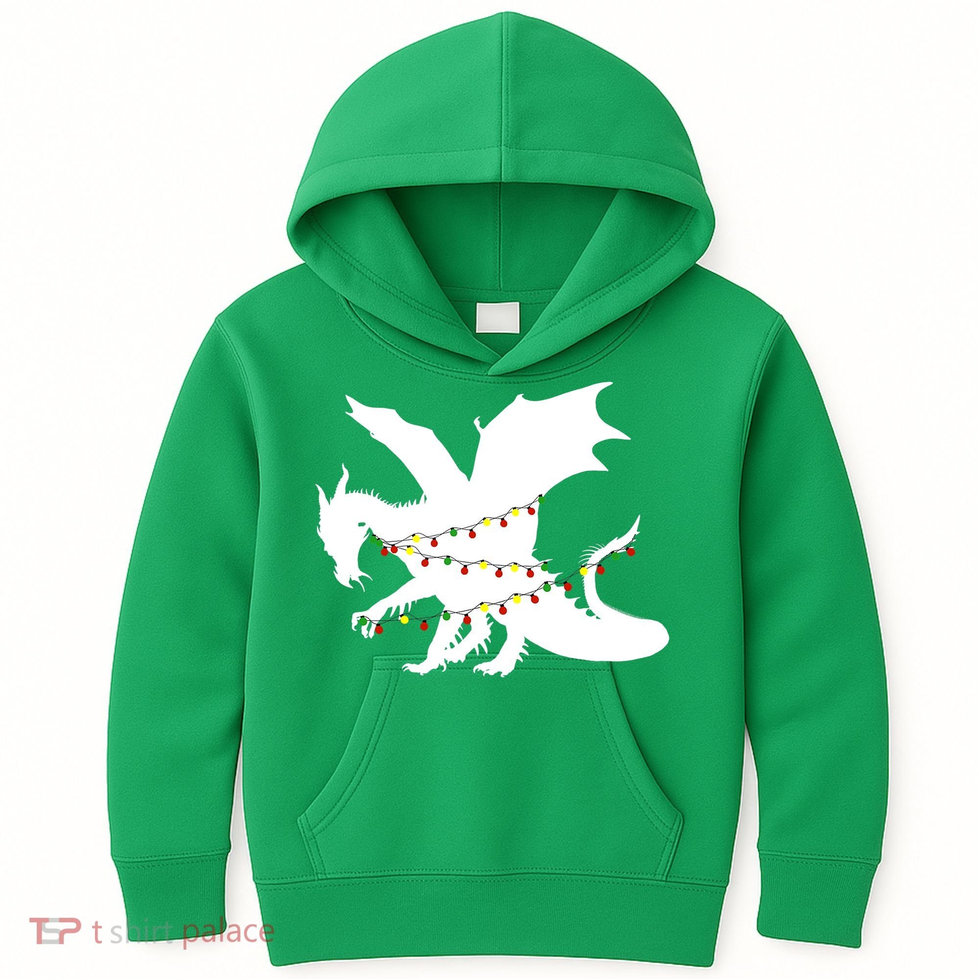 Christmas Dragon Kids Hoodie