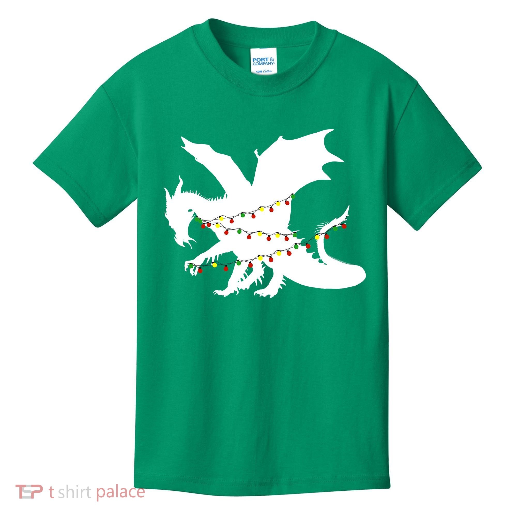 Christmas Dragon Kids T-Shirt