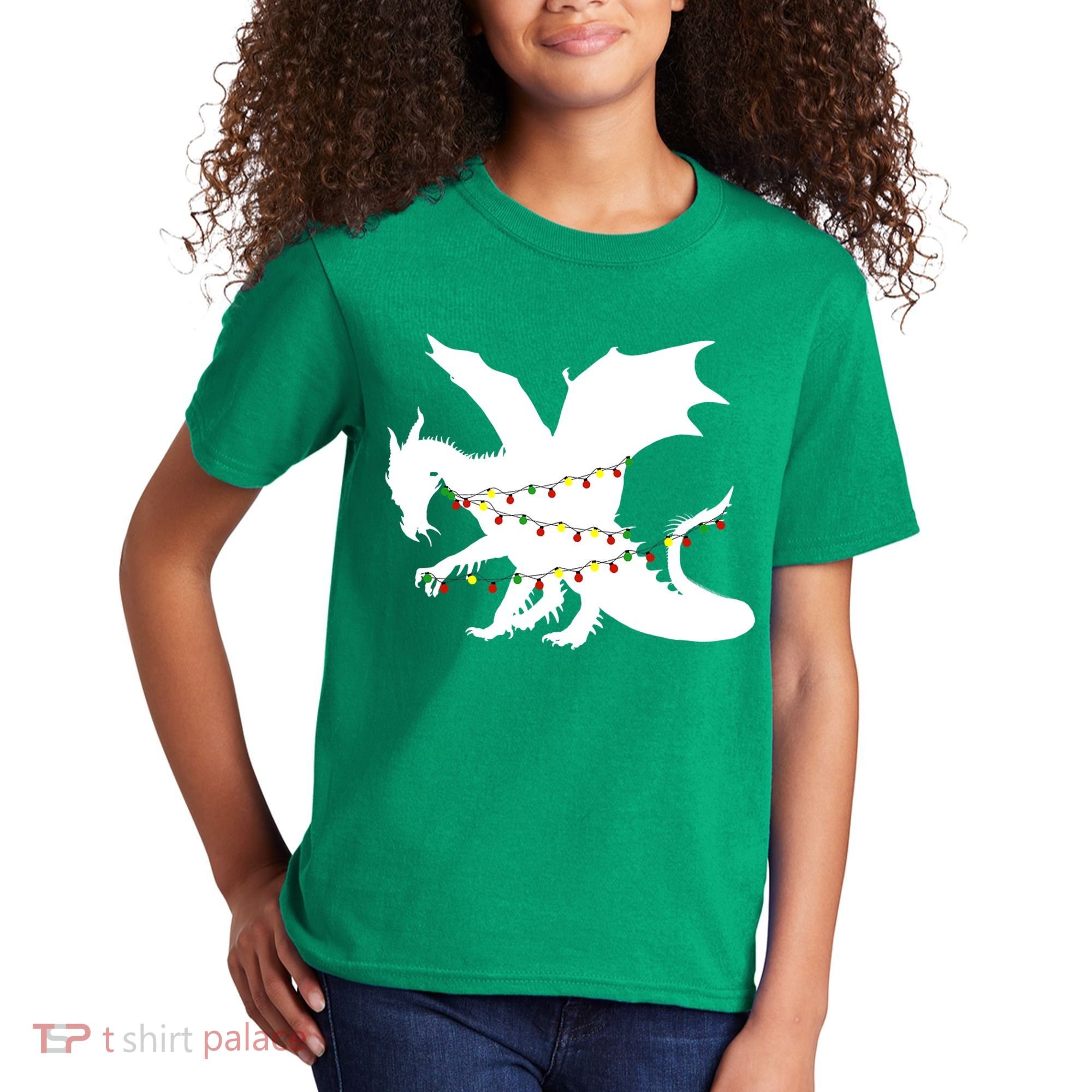 Christmas Dragon Kids T-Shirt