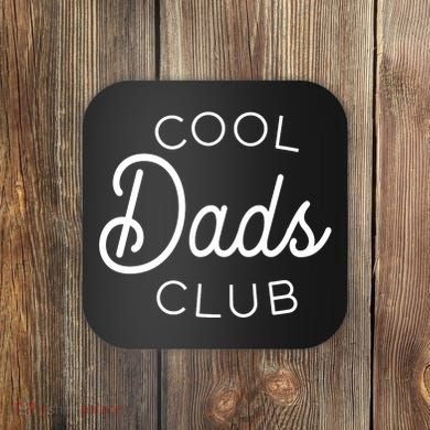 Cool Dads Club Pocket Logo Coaster