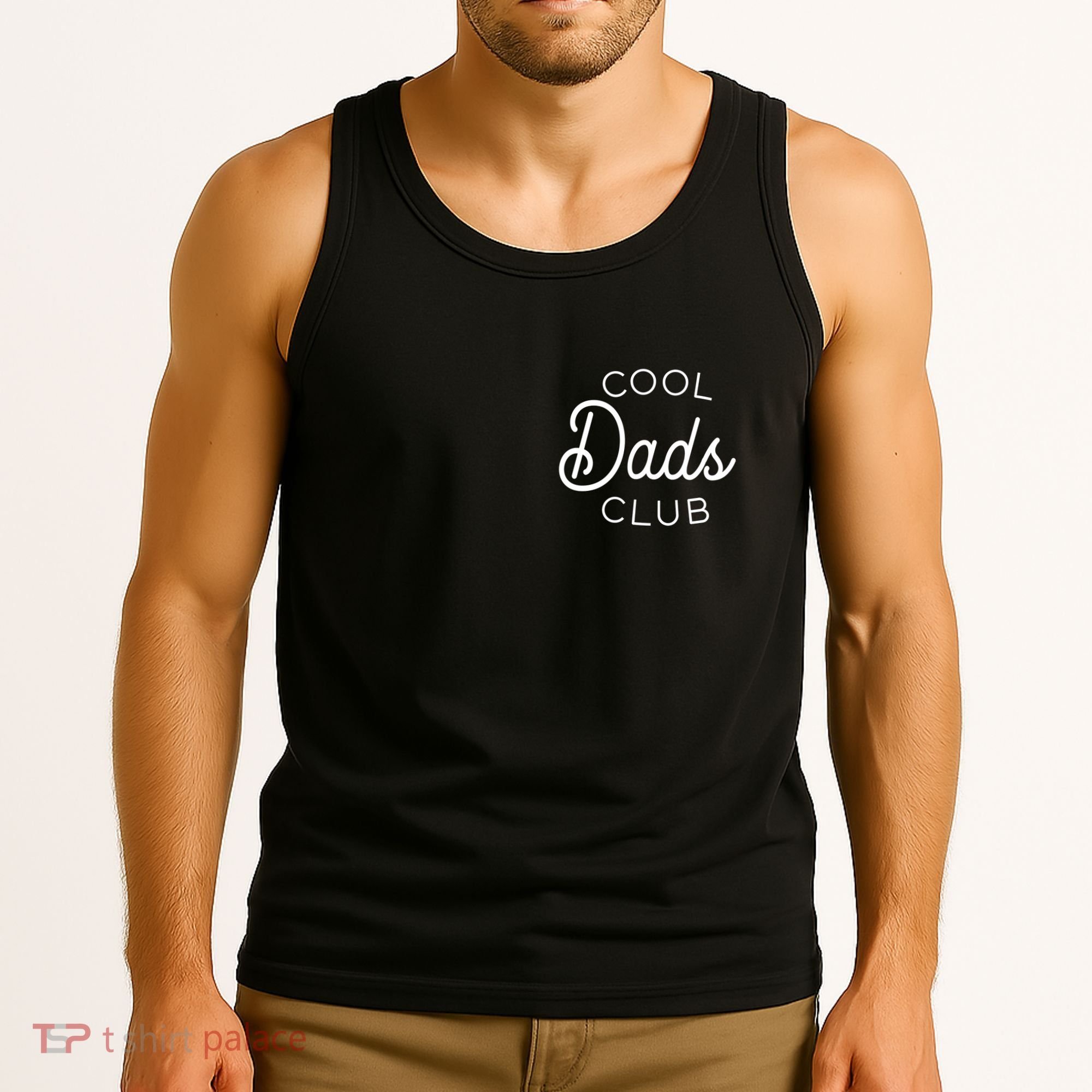 Cool Dads Club Pocket Logo Tank Top