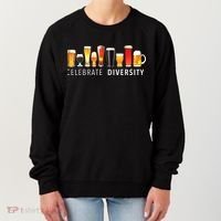 Celebrate Diversity Craft Beer Drinking Women's Sweatshirt thumb 0