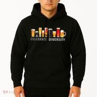 Celebrate Diversity Craft Beer Drinking Hoodie thumb 2