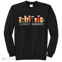 Celebrate Diversity Craft Beer Drinking Sweatshirt thumb 0