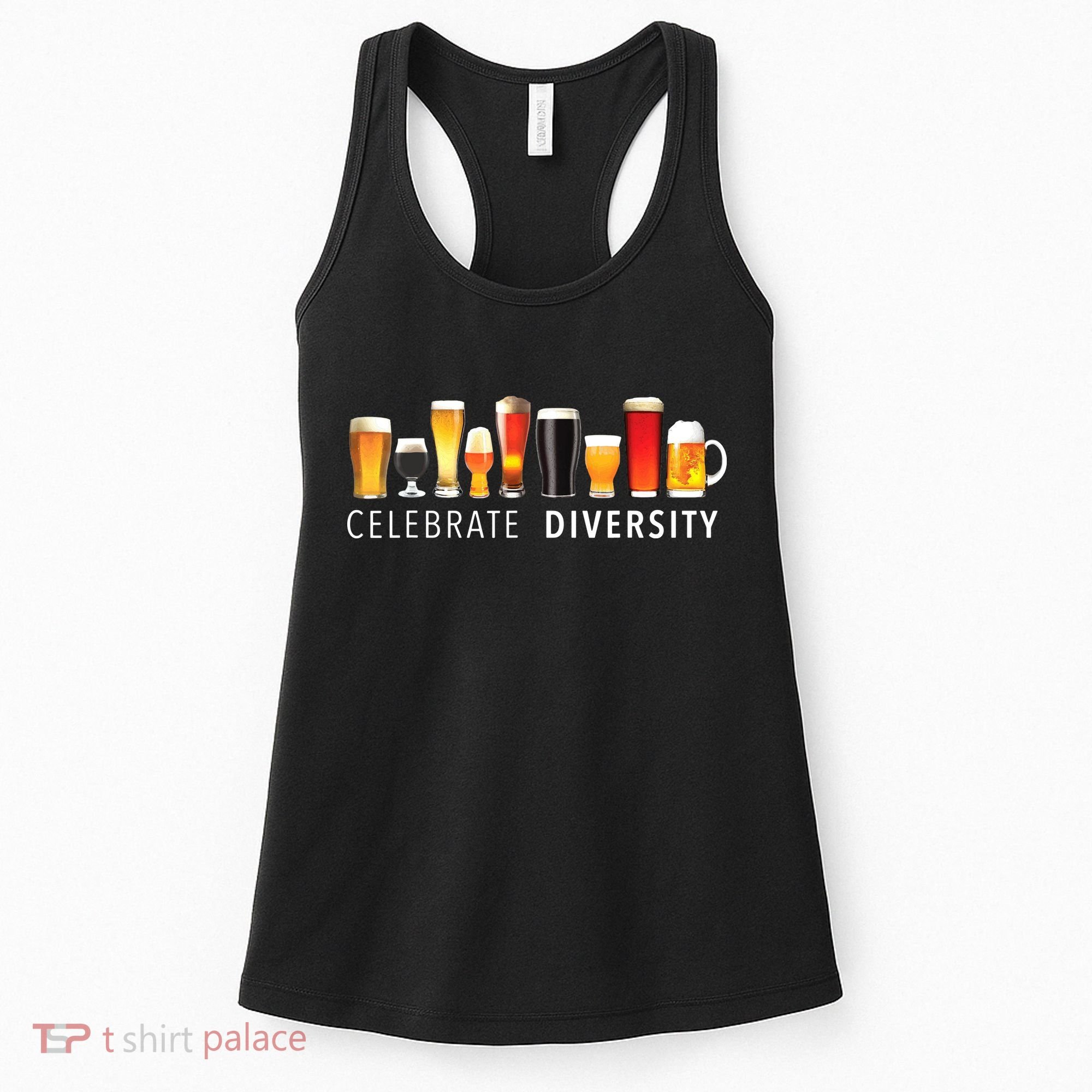 Celebrate Diversity Craft Beer Drinking Women's Tank Top