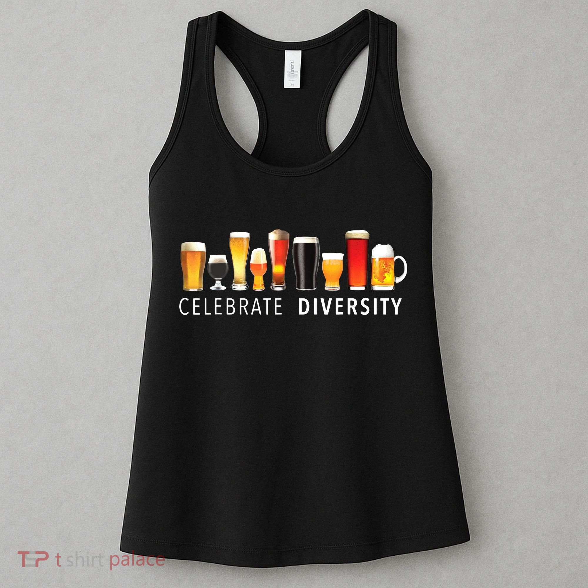Celebrate Diversity Craft Beer Drinking Women's Tank Top