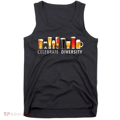 Celebrate Diversity Craft Beer Drinking Tank Top