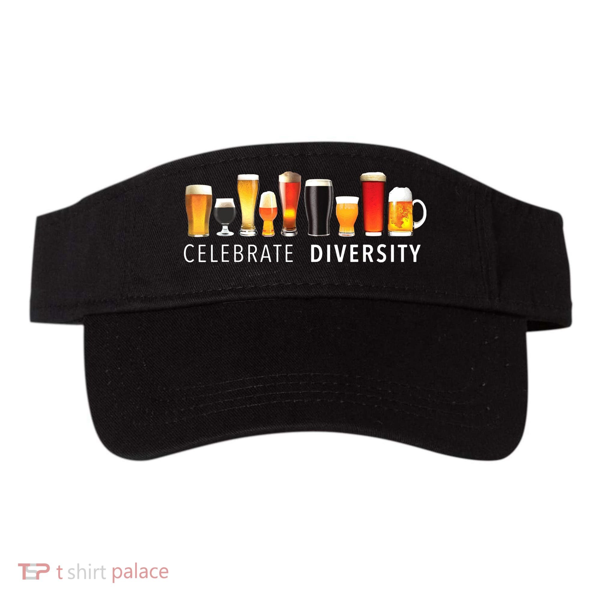 Celebrate Diversity Craft Beer Drinking Visor