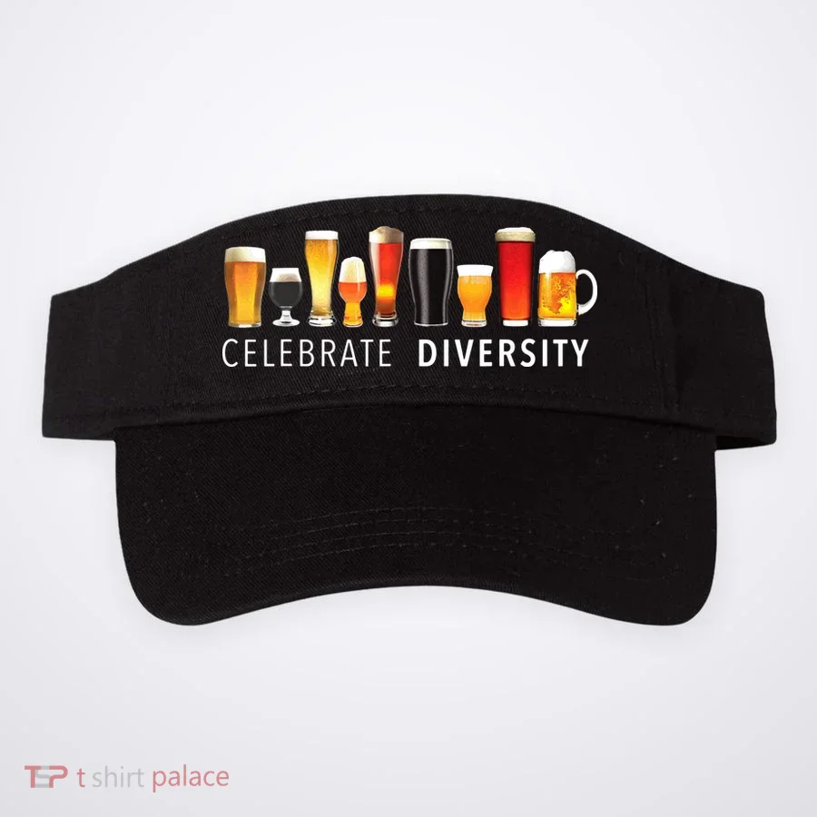 Celebrate Diversity Craft Beer Drinking Visor