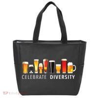 Celebrate Diversity Craft Beer Drinking Tote Bag thumb 0