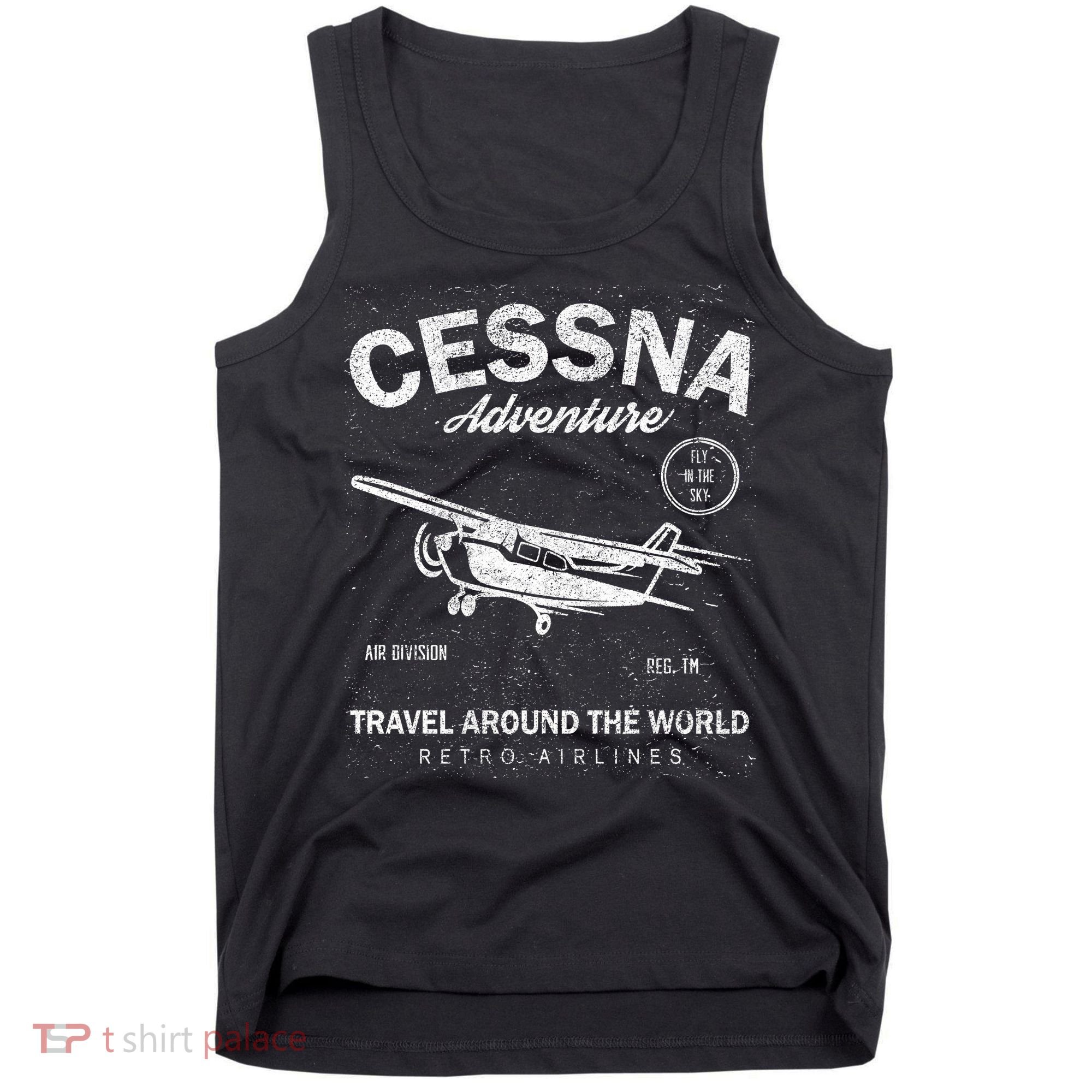 Cessna Distressed Tank Top