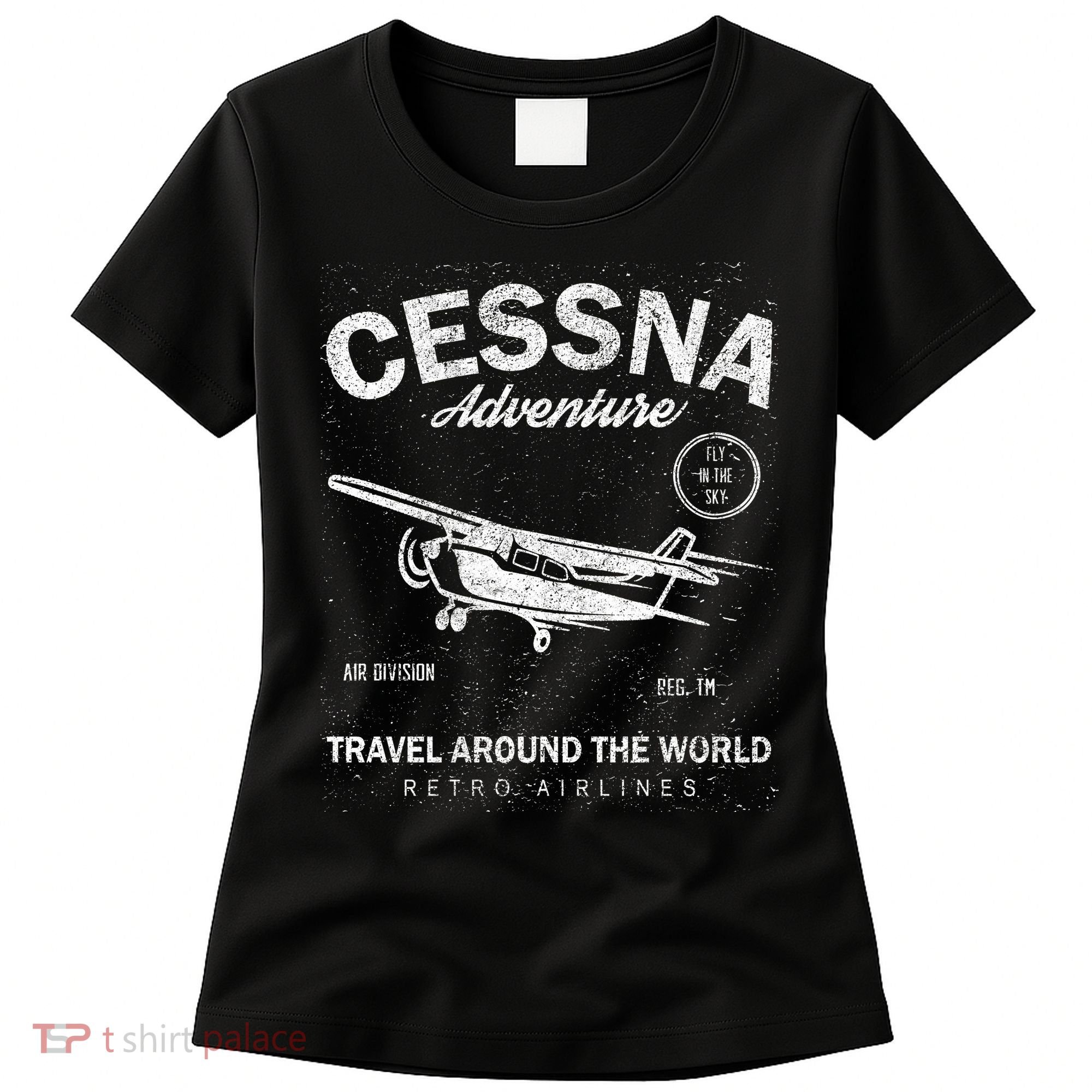 Cessna Distressed Women's T-Shirt
