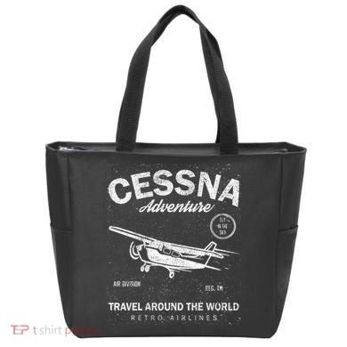 Cessna Distressed Tote Bag