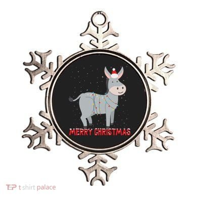 Cute Donkey Christmas Tree Lights Xmas Holidays Funny Gift Ornament
