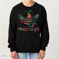Cool Dracarys Dragon With Stripes Women's Sweatshirt thumb 0