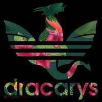 Cool Dracarys Dragon With Stripes Women's Hoodie thumb 2
