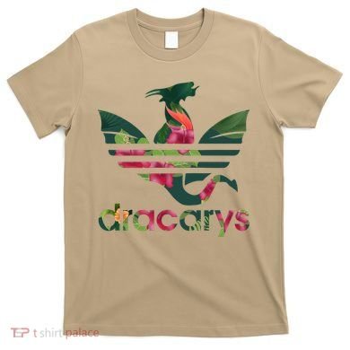 Cool Dracarys Dragon With Stripes T-Shirt
