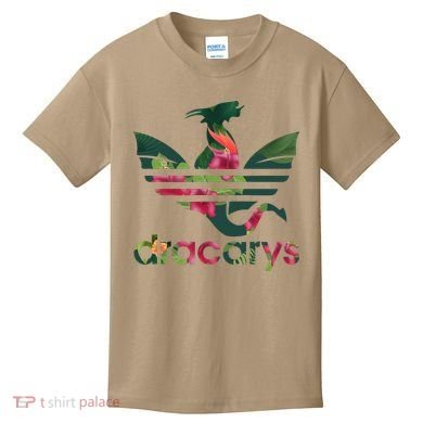 Cool Dracarys Dragon With Stripes Kids T-Shirt